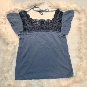 Embroidered Francesca’s Top